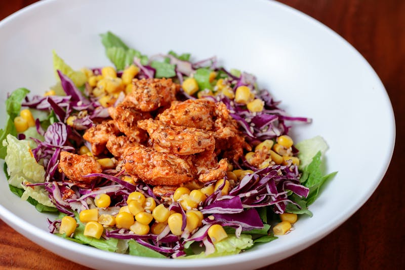 Dions southwest chicken salad with green chile